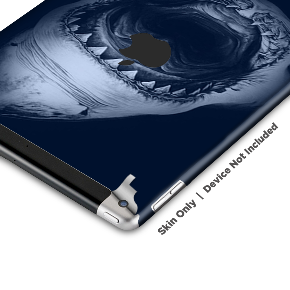Skins Decal Wrap for Apple iPad 9.7 2017-Shark attack