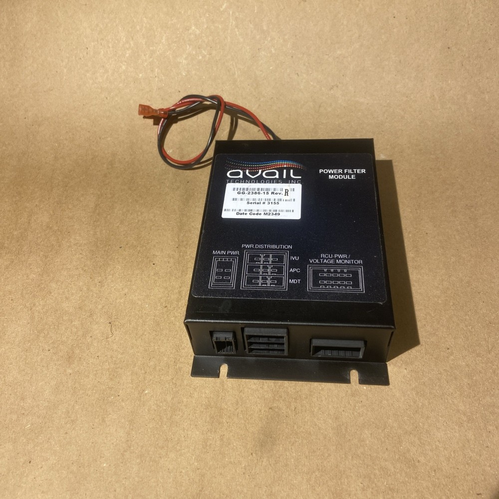 Avail Technologies  Power Filter Module Fleet Communication GG-2386-15 A