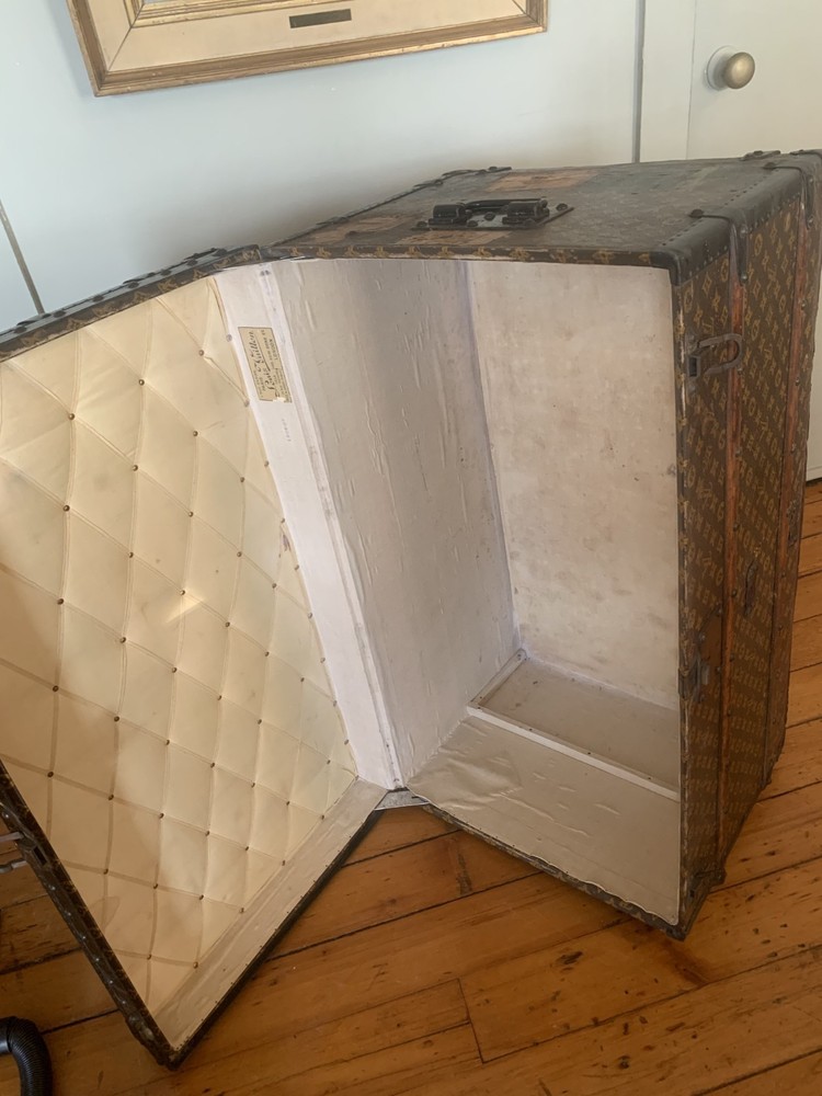 Louis Vuitton Monogram canvas steamer trunk