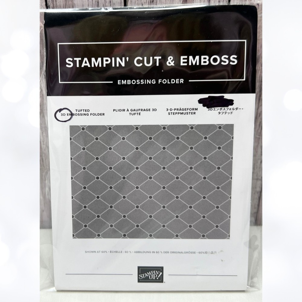 Stampin Up TUFTED 3D Embossing Folder