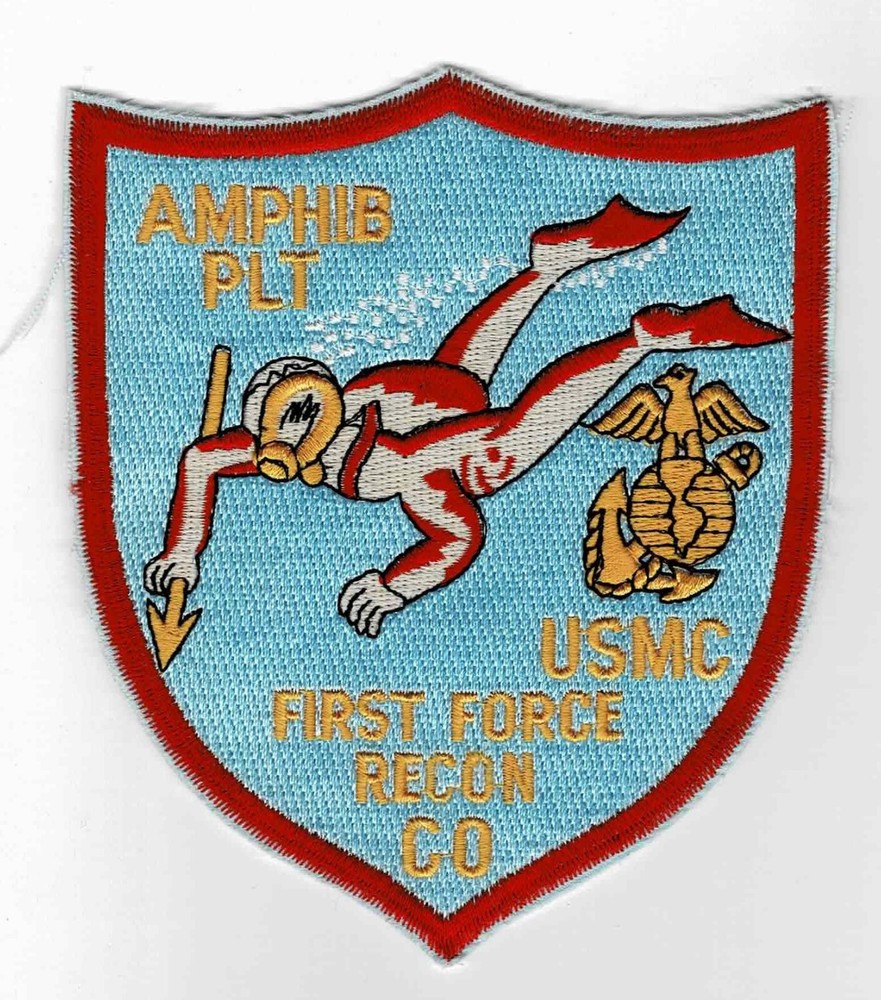USMC Amphibious Platoon - First Force Recon Company patch.