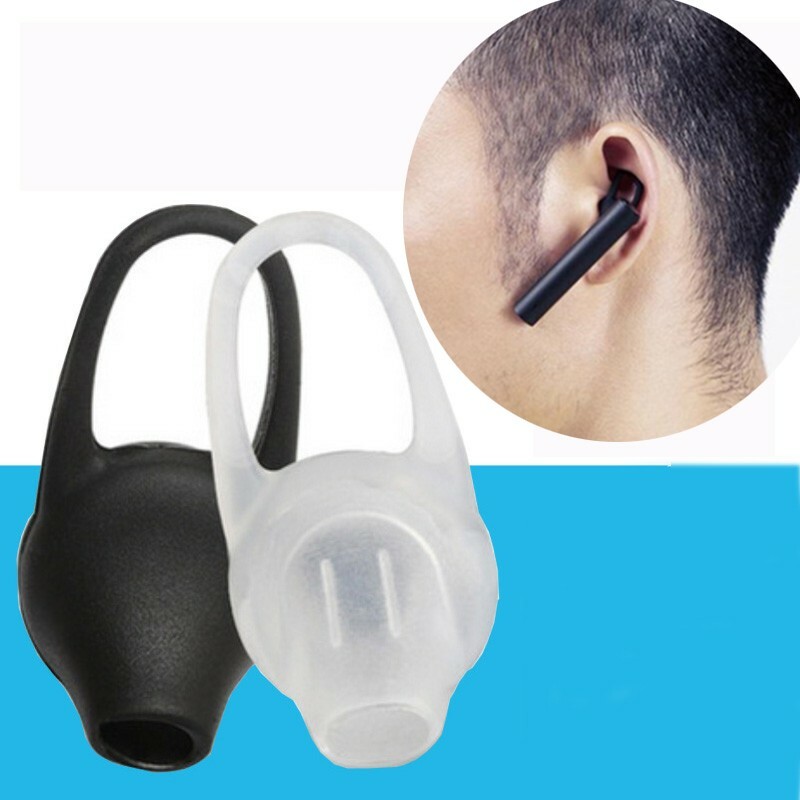 Universal Hook Ear Gel Covers Silicone Tips for Bluetooth Headset Headphones 10x