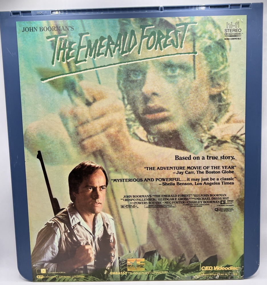 The Emerald Forest CED Rca Videodisc Selectavision