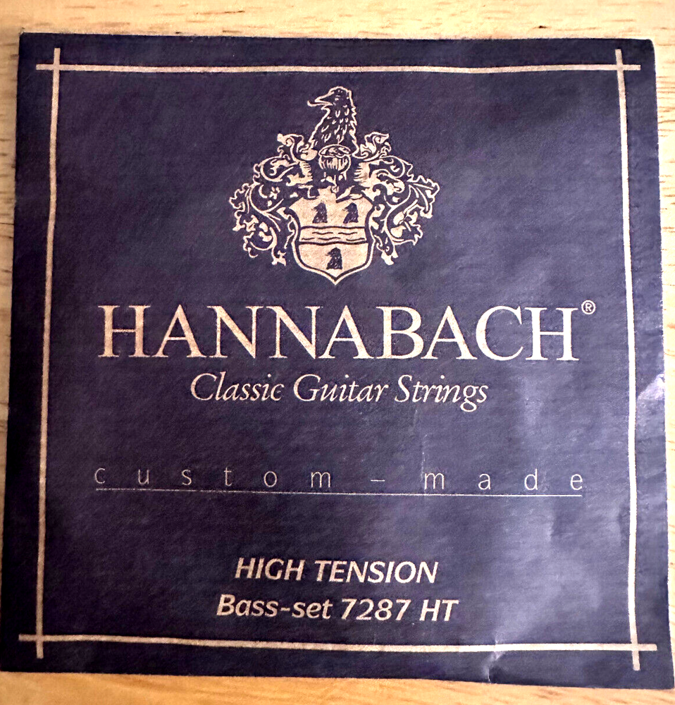 hannabach classical guitar strings Bass-Set 7287 HT