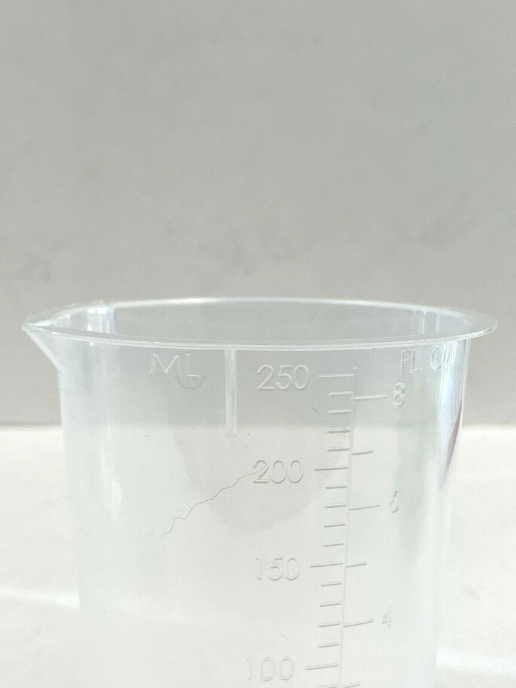 Plastic 250 mL Pouring Cups with Spout