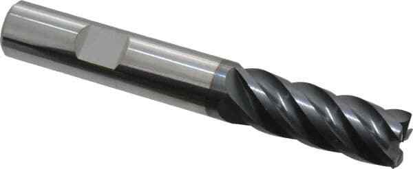Iscar 1/2" Diam 5 Flute Solid Carbide Corner Chamfer End Mill 3-1/2" OAL, 1-1...