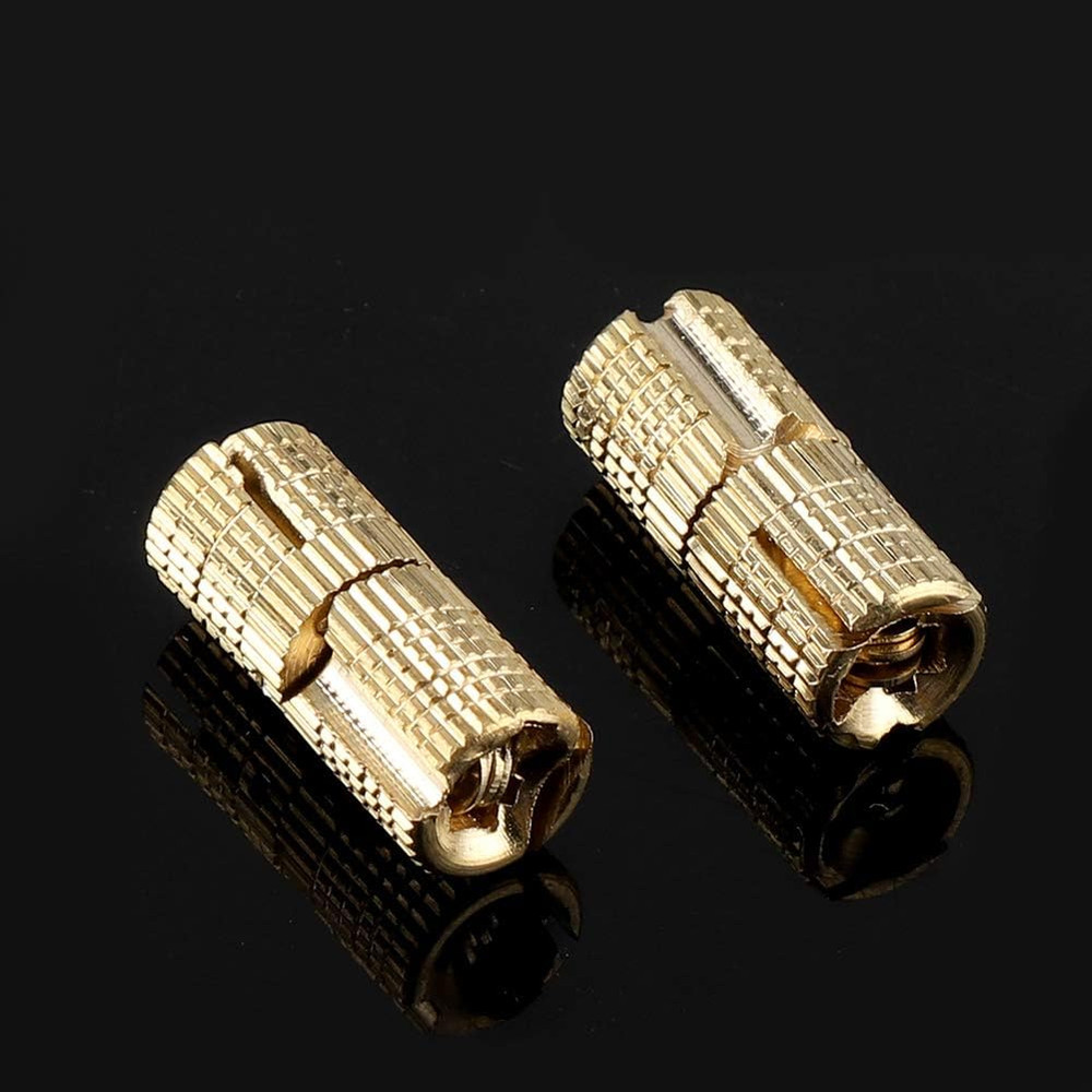 4Pcs/Pack 8Mm Barrel Hinge, Box Hinges,Hidden Brass Barrel Hinges Concealed Barr