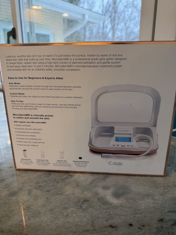 Trophy Skin MicrodermMD Diamond Microdermabrasion System Auto Mode LCD