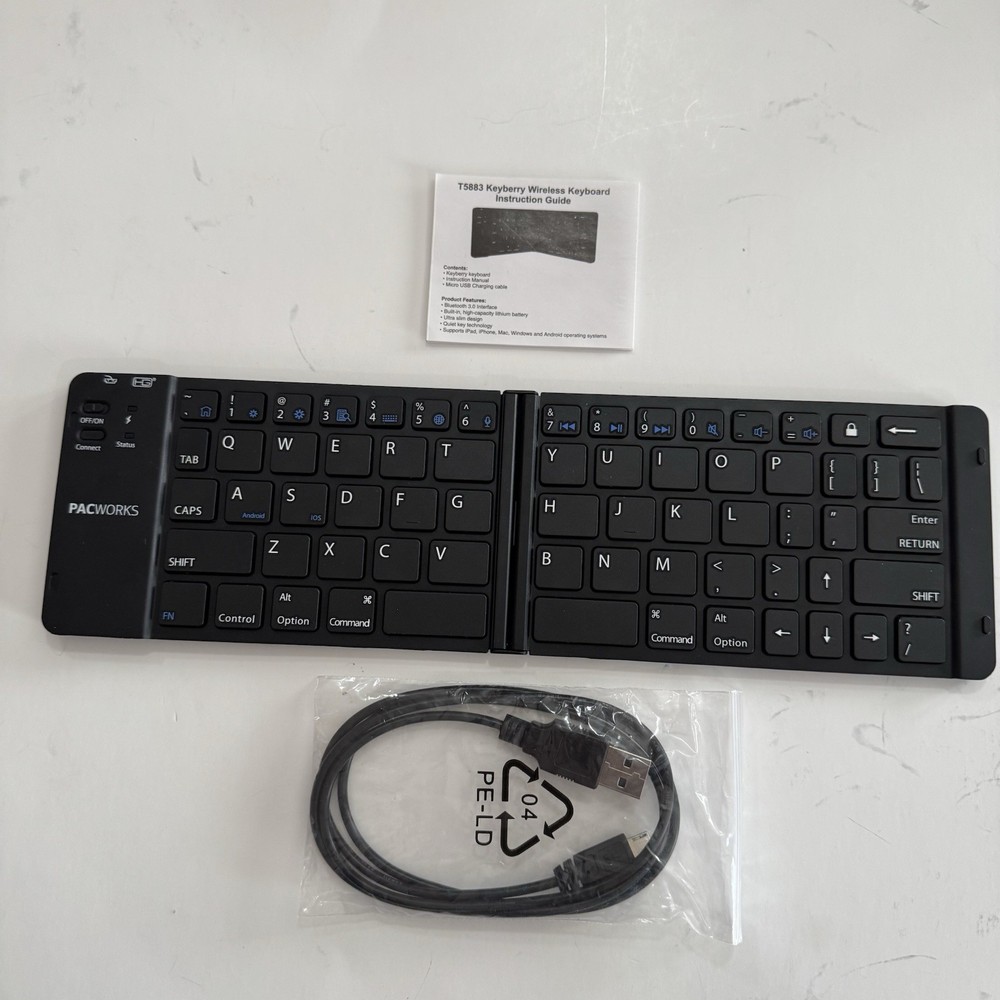 Mayberry Foldable Wireless Keyboard New In Box E49