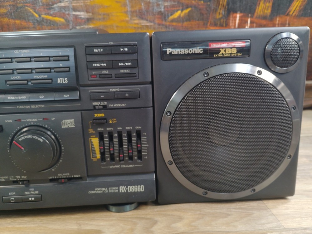 Panasonic RX-DS660 Portable Stereo Component CD System *READ DESCRIPTION*