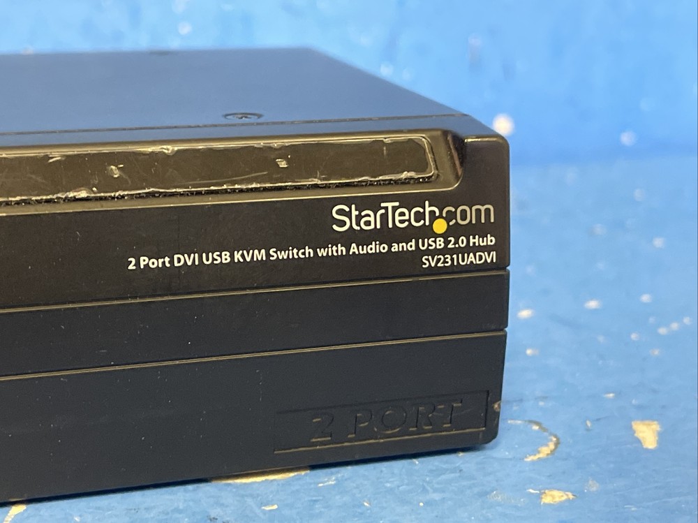 StarTech.com SV231UADVI 2-Ports External KVM / audio switch USB