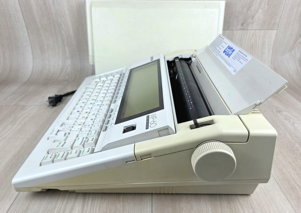 Brother WP60 Portable Word Processor Electronic Typewriter Powers On READ