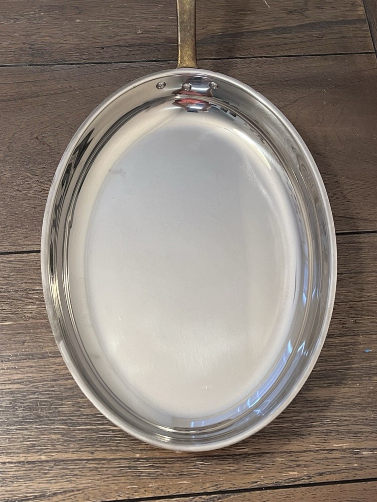 Tagus Elite Vintage Copper Fish Sauté Pan Oval