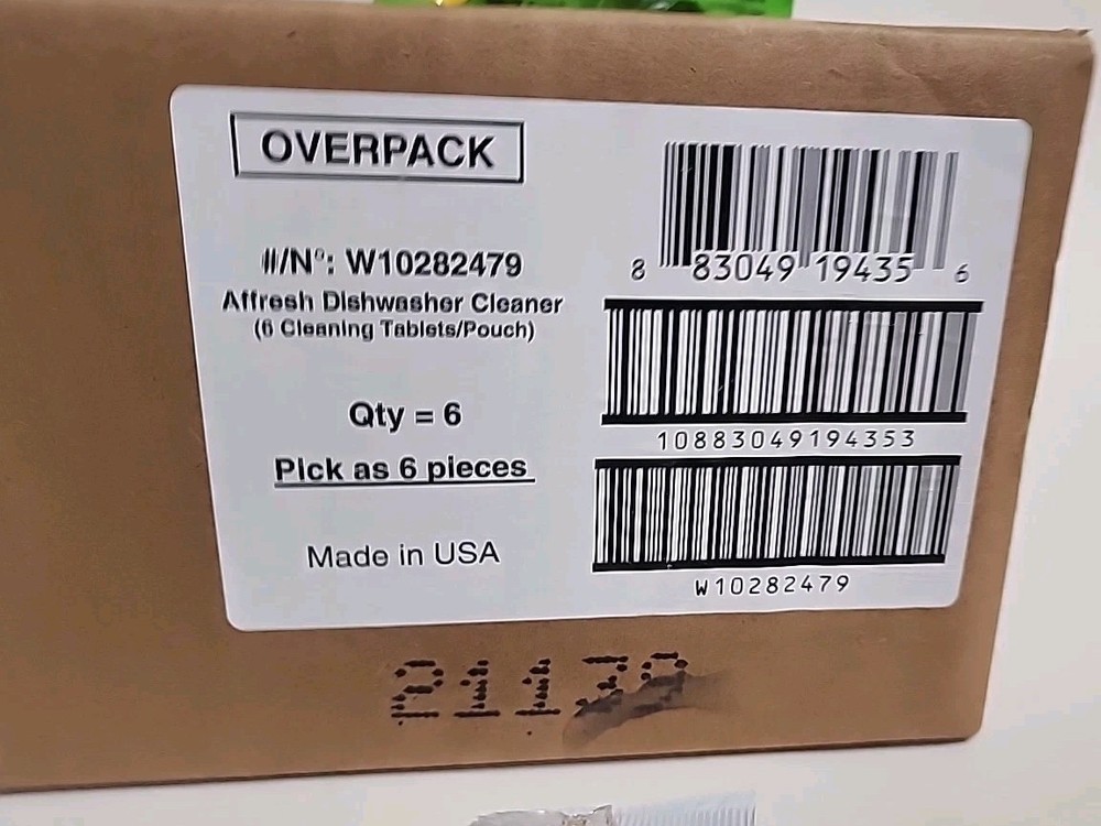 Affresh Dishwasher Cleaner 6 Packs Per Box Check Out Pics!! Description Also!!