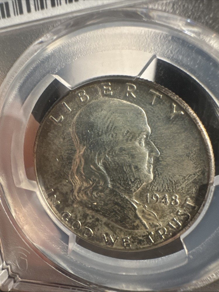 1948-D Franklin Half Dollar PCGS MS64FBL