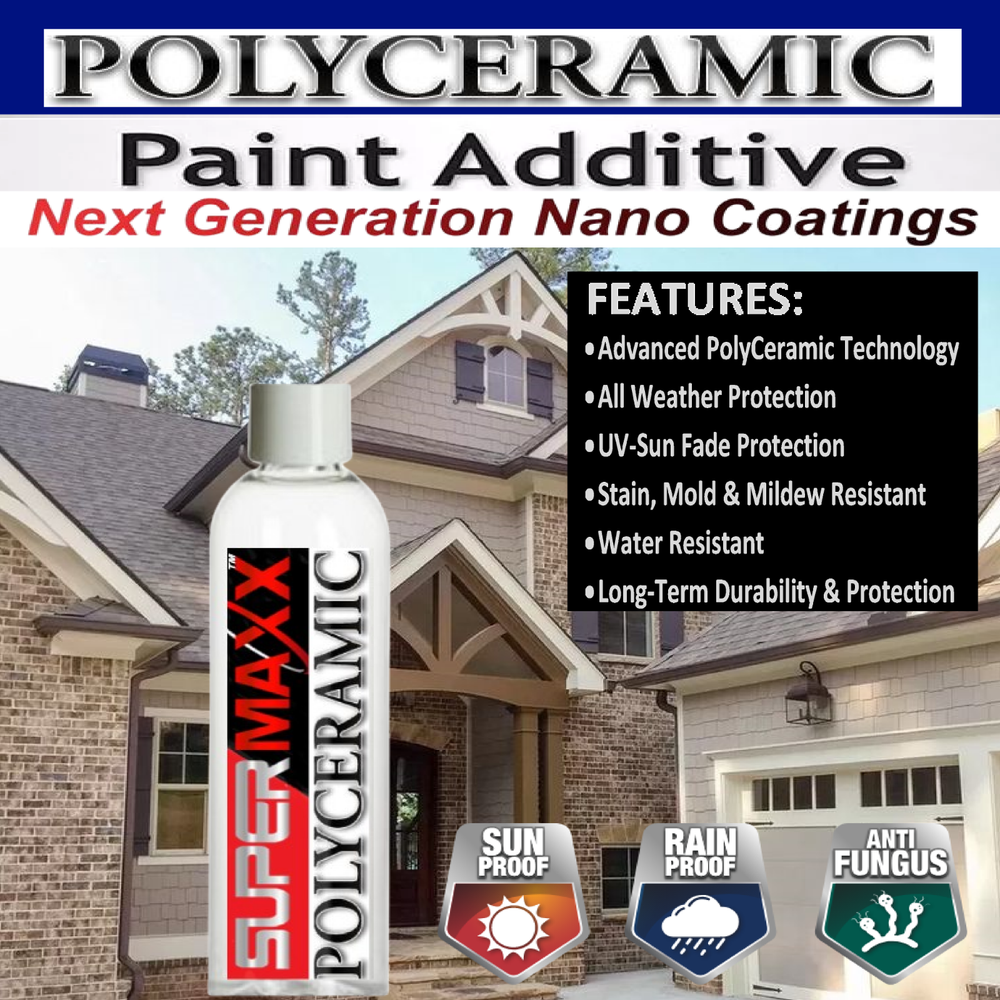 LATEX PAINT ADDITIVE CERAMIC RESIN PROVIDES LONG TERM PROTECTION & DURABILITY