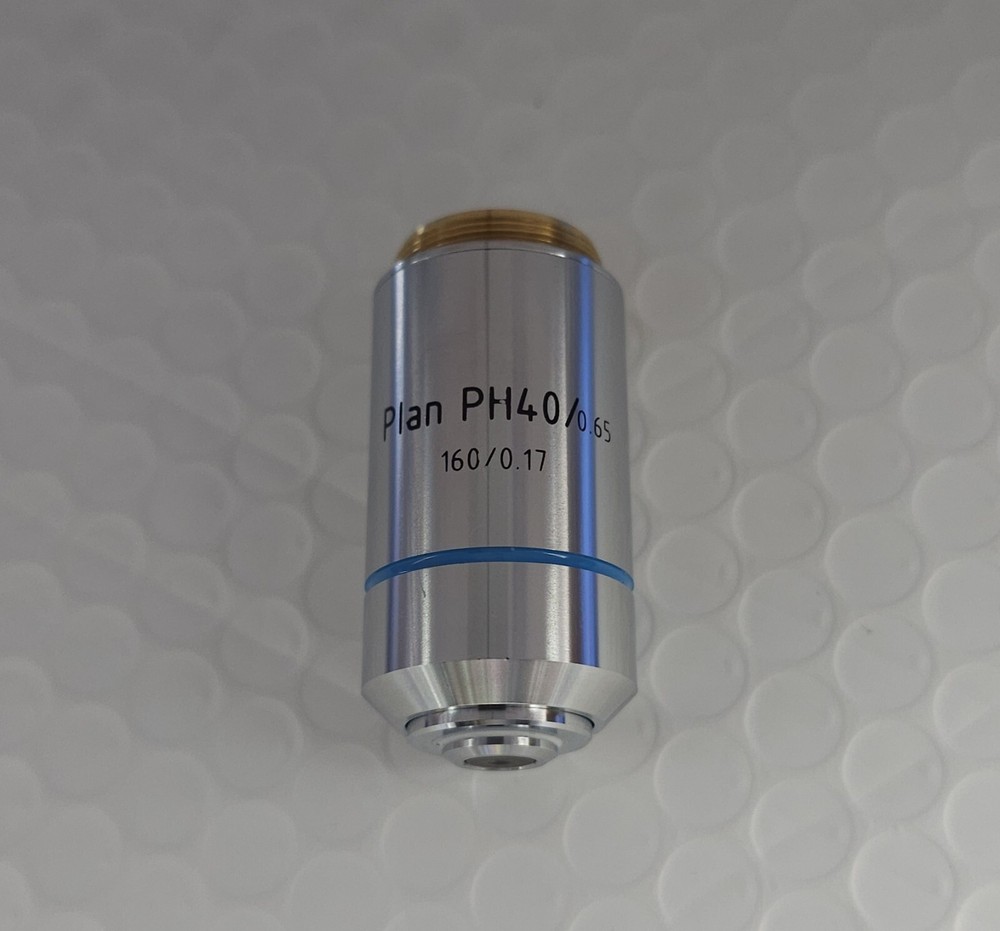 AMSCOPE PLAN 40PH/0.65 160/0.17 MICROSCOPE OBJECTIVE *PRE-OWNED*