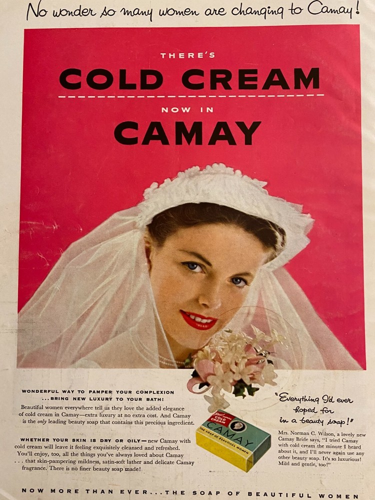 Camay Soap, Full Page Vintage Print Ad