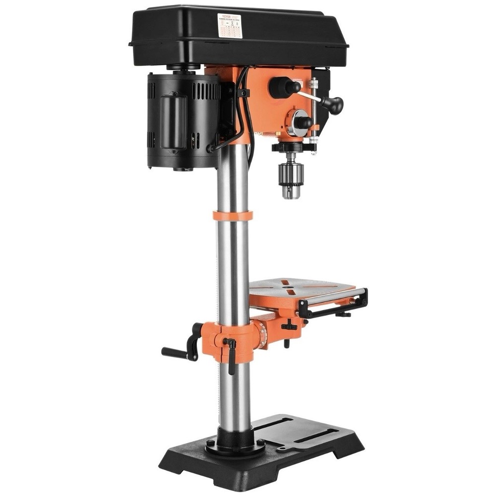 VEVOR 12-Inch Benchtop Drill Press Cast Iron Drill Press 5 Amp Variable Speed