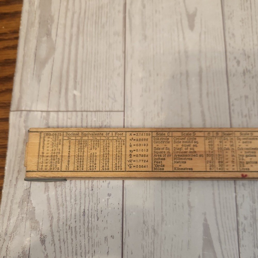 Lawrence Engineering Service Slide Rule Peru Indiana