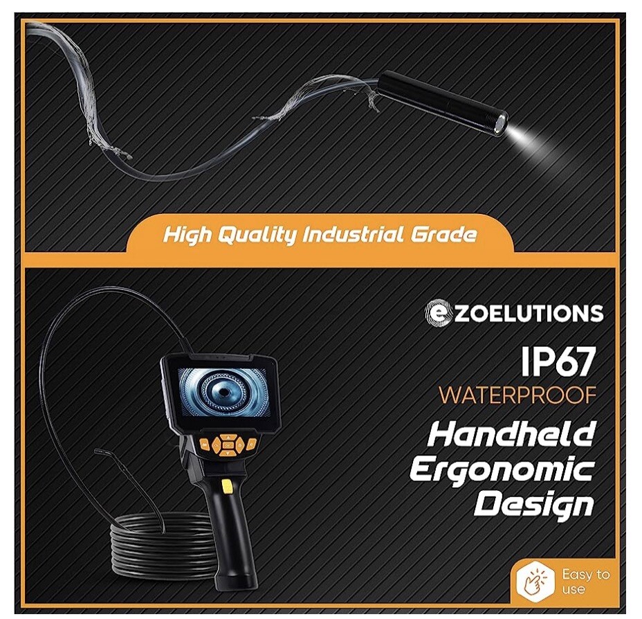 Articulating Borescope Inspection Camera