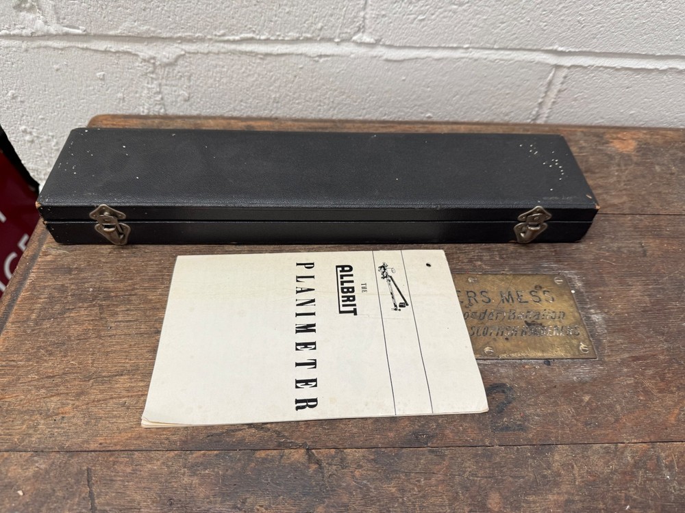 CASED VINTAGE THE ALLBRIT PLANIMETER