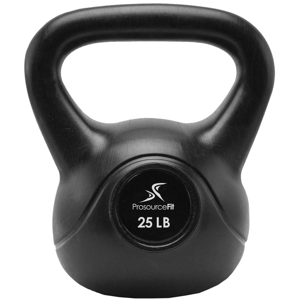 Vinyl Plastic Kettlebell, 25 lb