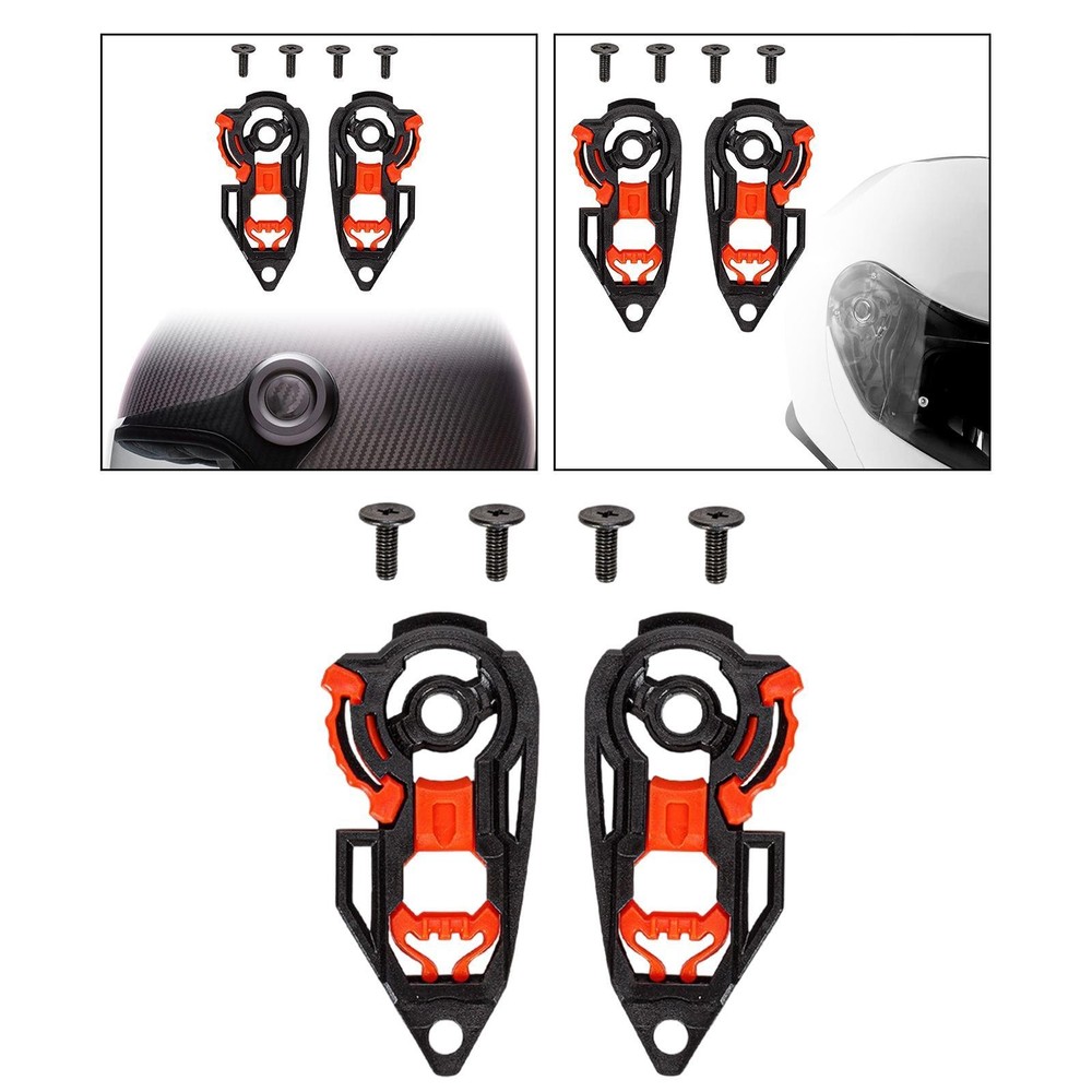 2x Helmet Visor Shield Gear Base Plate Set ,Left Right