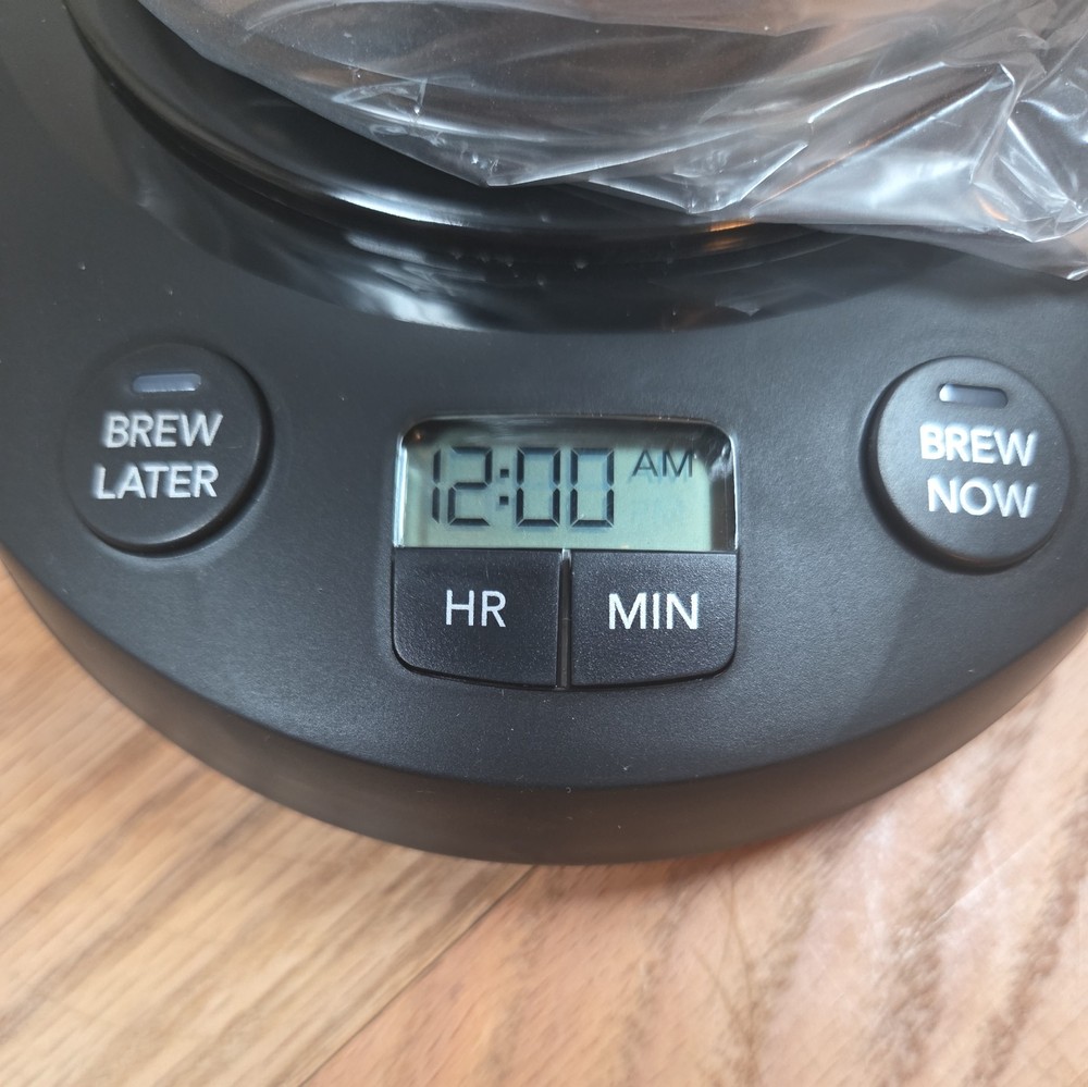Mr Coffee 5 Cup Mini Brew Programmable Coffee Maker Black Open Box