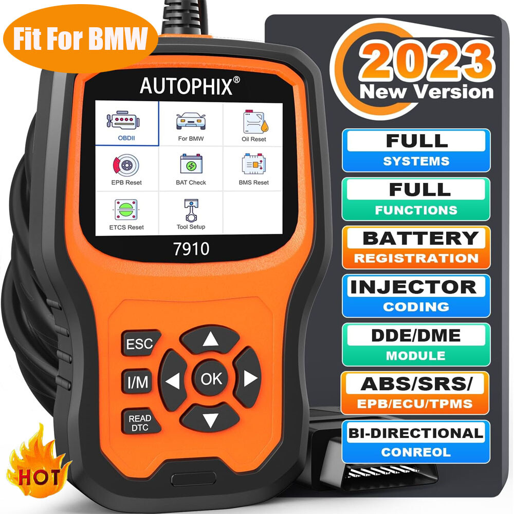 AUTOPHIX 7910 Elite Full System Diagnostic Tool For BMW OBD2 Scanner Code Reader
