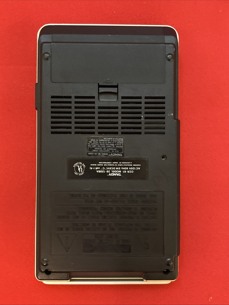 Tandy CCR-81 Portable Computer Electronic Cassette Player Recorder