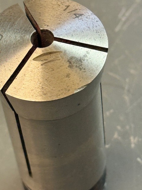 1/4" Round 5C Collet w/Internal Threads