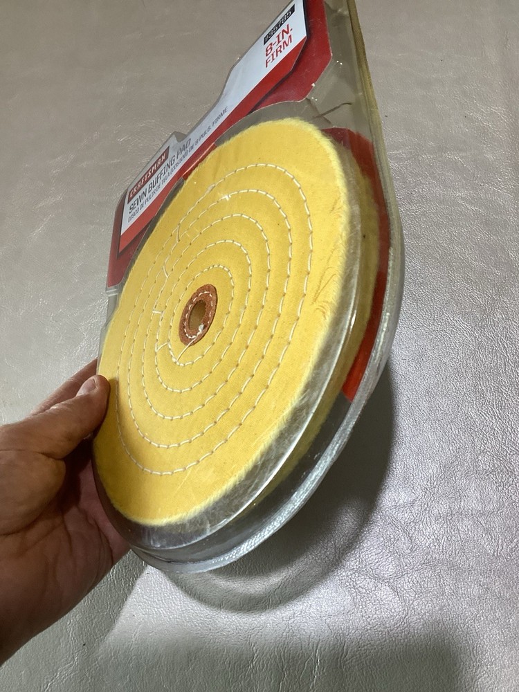 Craftsman Sewn 8” Buffing Pad NOS