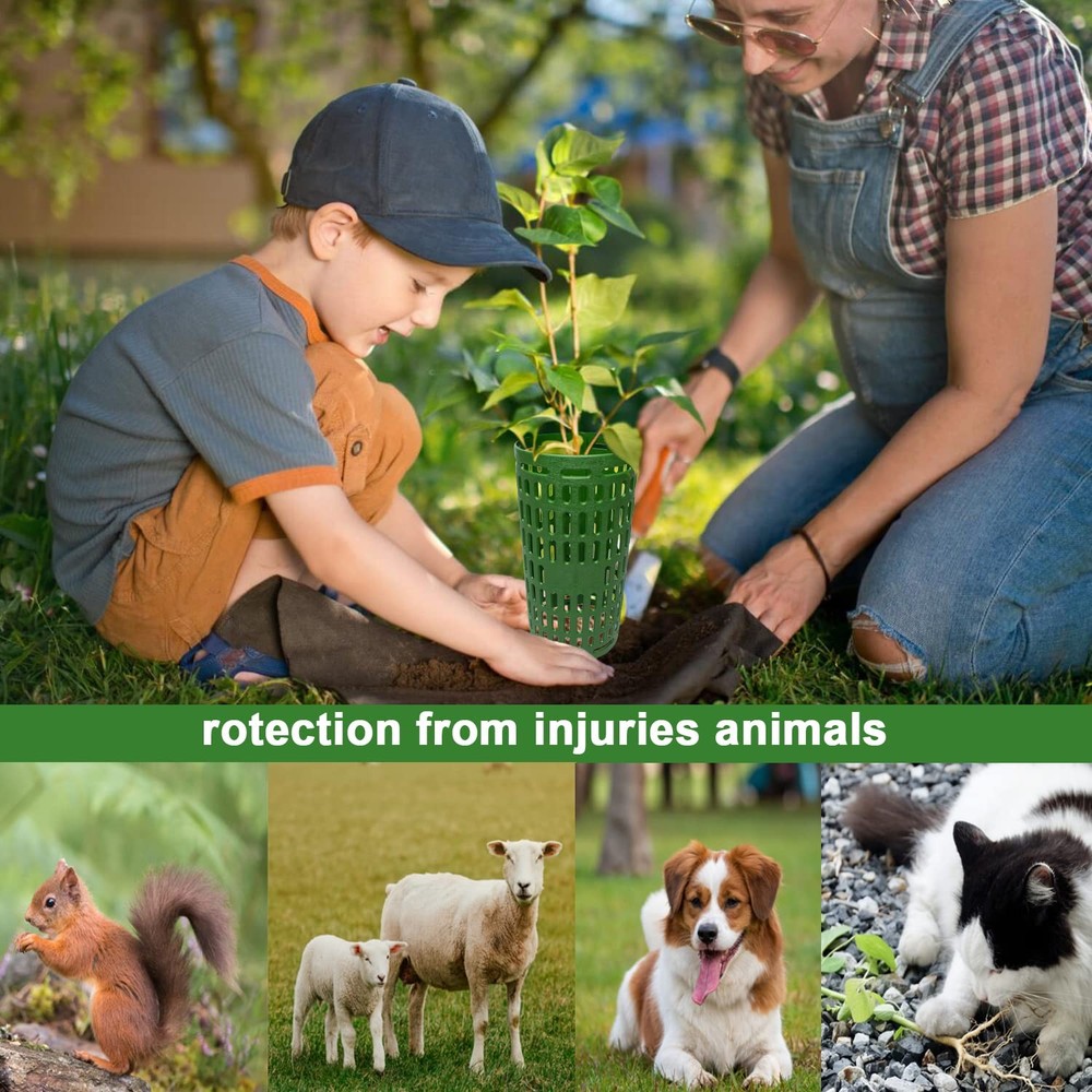 4Pack Tree Trunk Protectors Mesh Tree Bark Protector Plant Cover Tree Guards USA