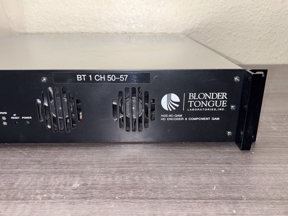 Blonder Tongue HDE-8C-QAM HD Encoder 8 Component QAM #D584