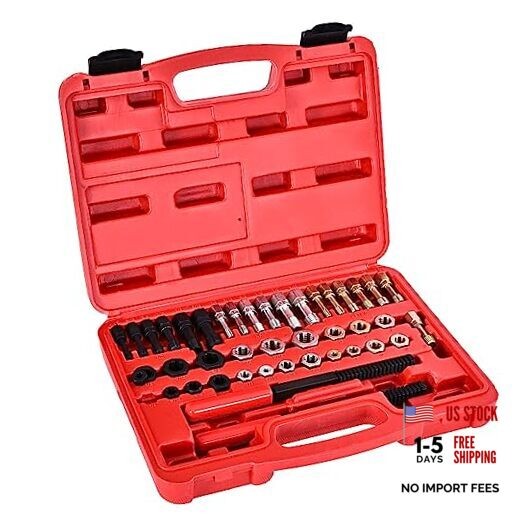 42-Piece Thread Chaser Set, Thread Restorer Rethreading Kit, Thread Repair