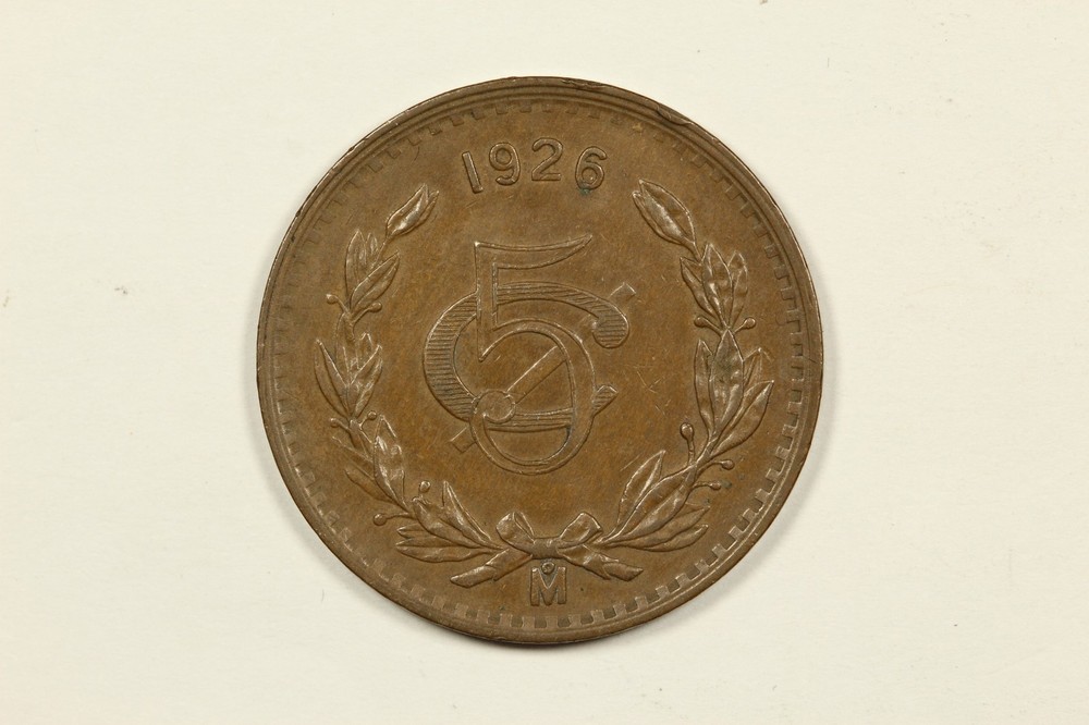 1926 Mexico 5 Centavos