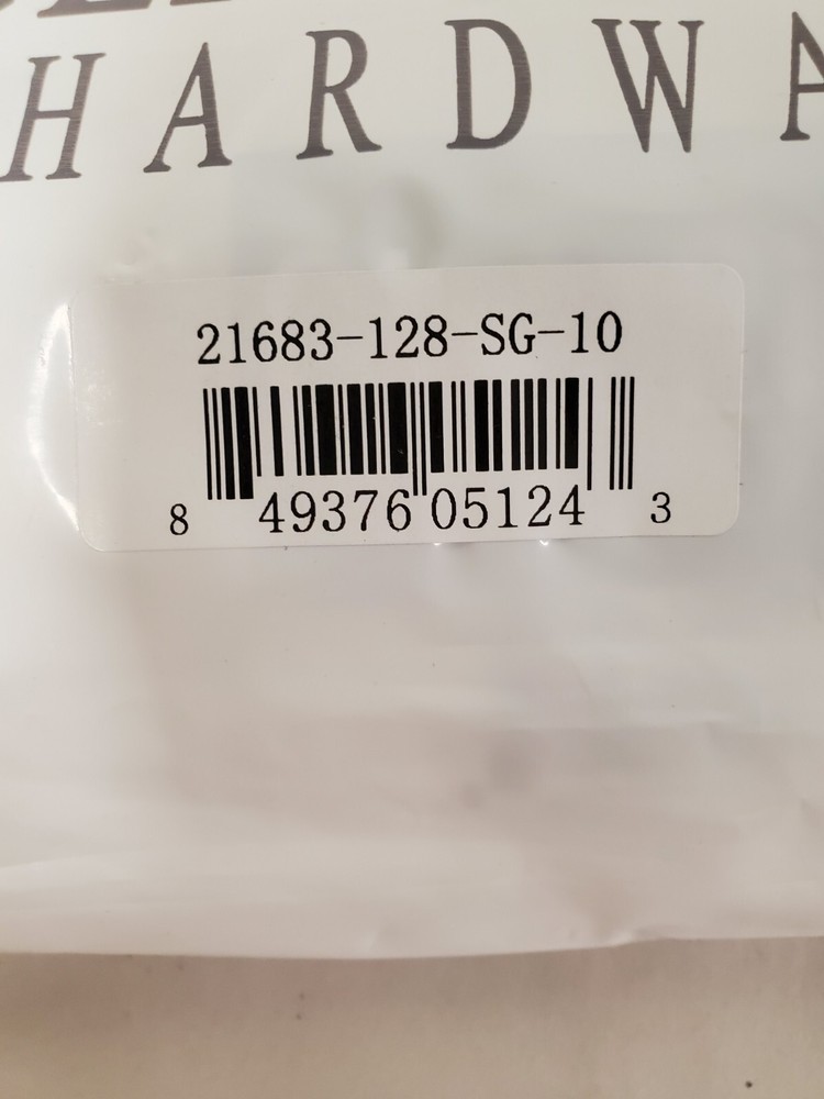 *10-PACK* GlideRite 5 in. Satin Gold Solid Slim Square Cabinet Bar Drawer Pulls