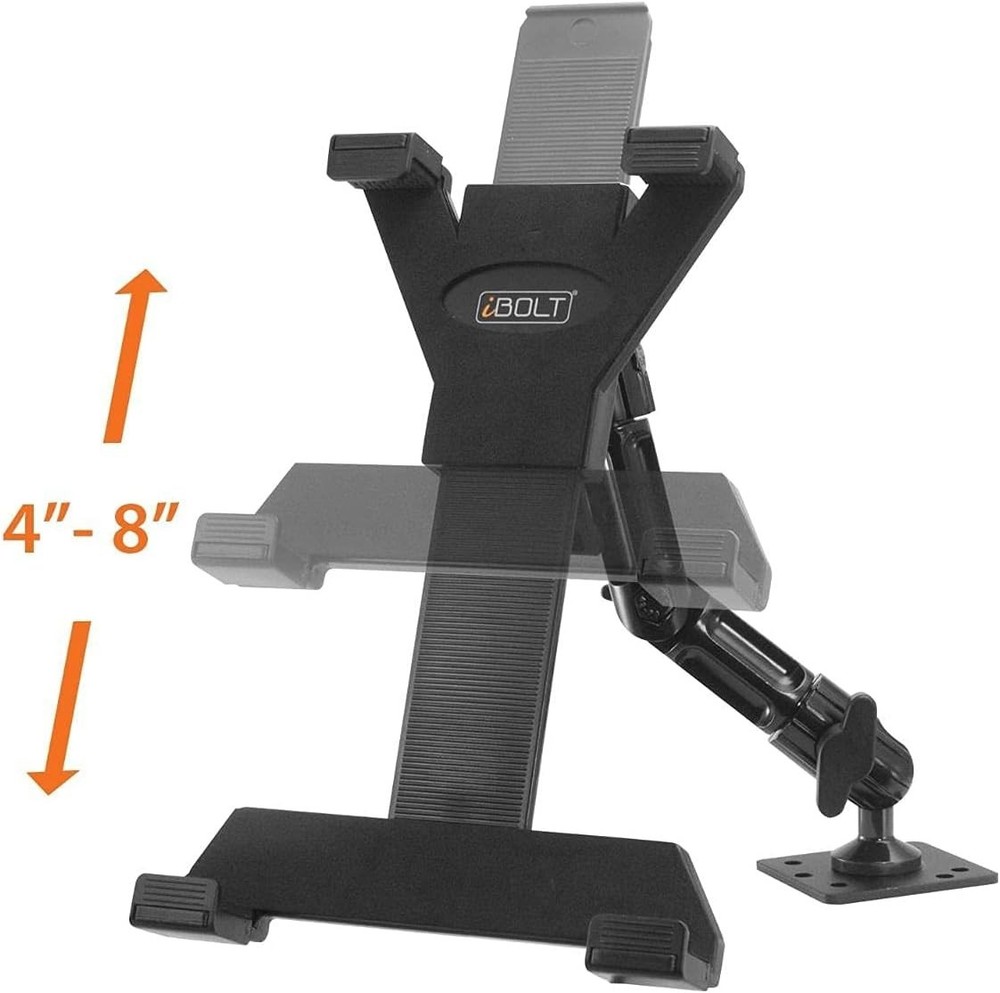 iBOLT TabDock FixedPro 360 Heavy Duty Metal 8" Multi-Angle Drill Base Mount