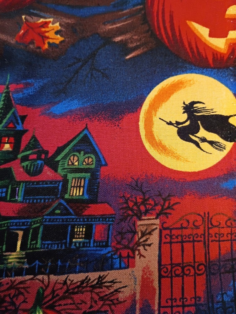 Halloween Quilting Cotton Scrap Fabric Bundle 1#