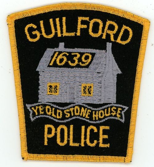 CONNECTICUT CT GUILFORD POLICE NICE SHOULDER PATCH SHERIFF