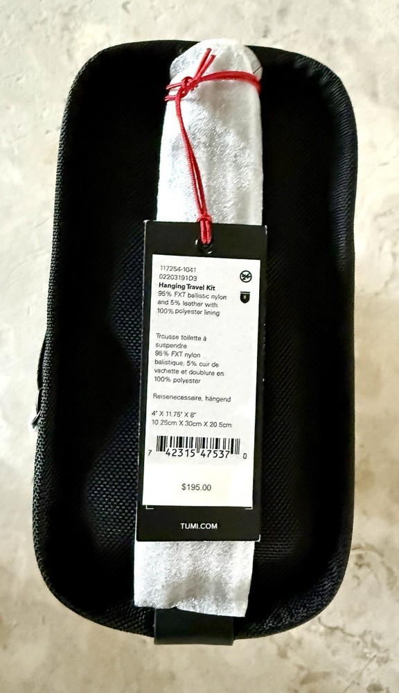 NEW TUMI ALPHA Hanging Travel Kit