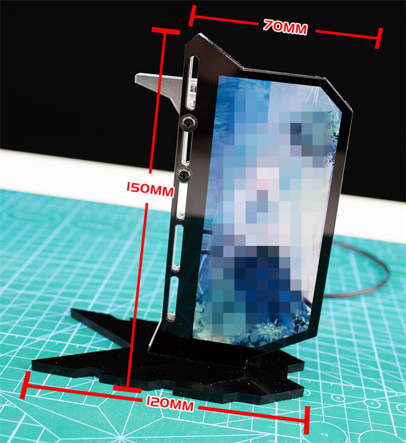 GPU Card Stand Anime Light Board For Computer Graphics Card Bracket Custom Made