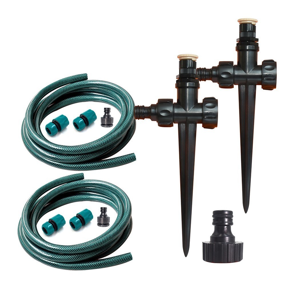 Customizable Watering Solution with Adjustable Sprinkler System for Gardens