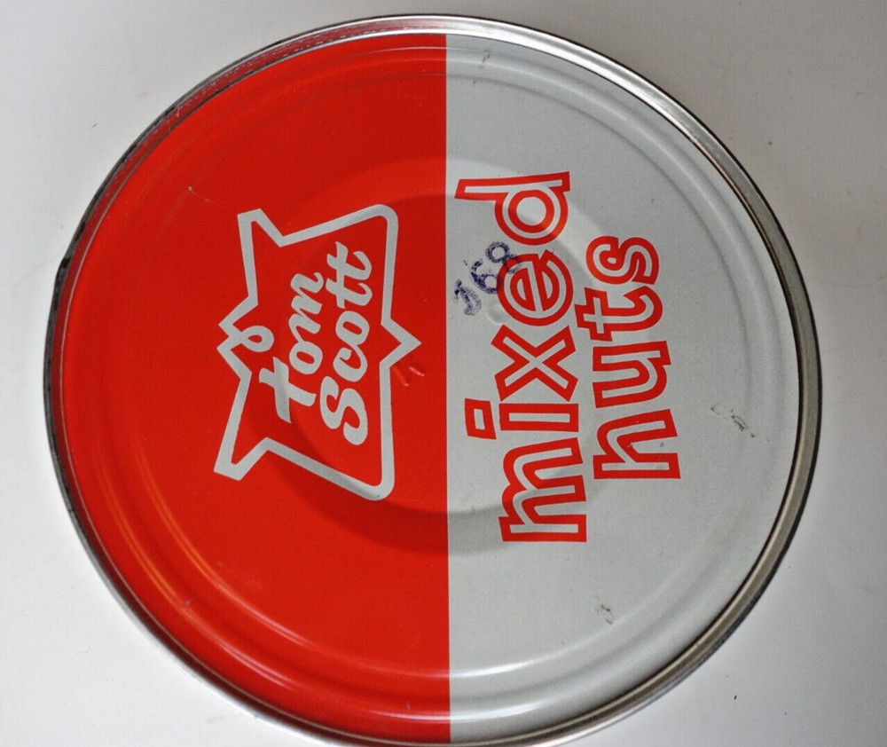 Tom Scott Salted Mixed Nut CANCO Tin with Lid E4