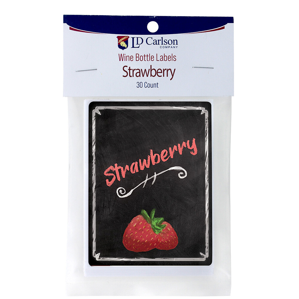 Strawberry Wine Labels 30/Pack Mist Collection