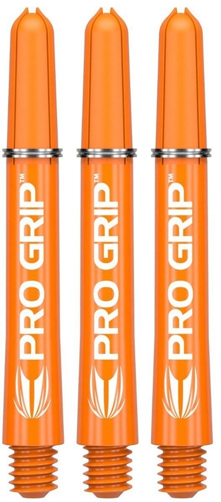 ORANGE SHORT TARGET PRO GRIP DART SHAFTS