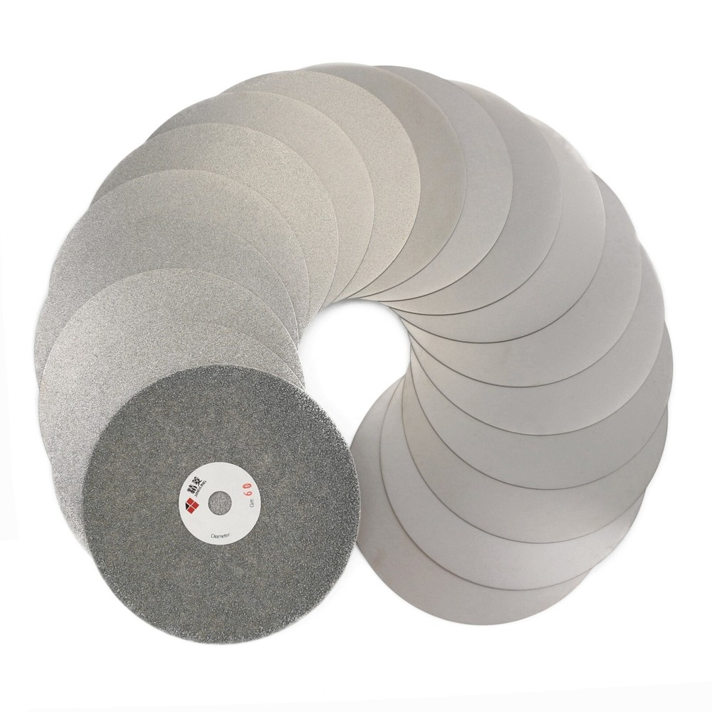 6" inch Diamond Grinding Disc Grit 1500 Flat Lap Disk Lapidary Tools for Stone