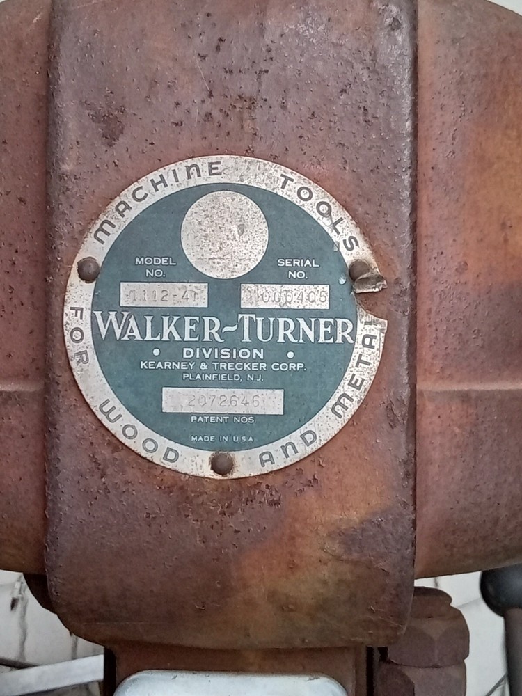 WALKER TURNER DRILL PRESS MODEL 1112-4