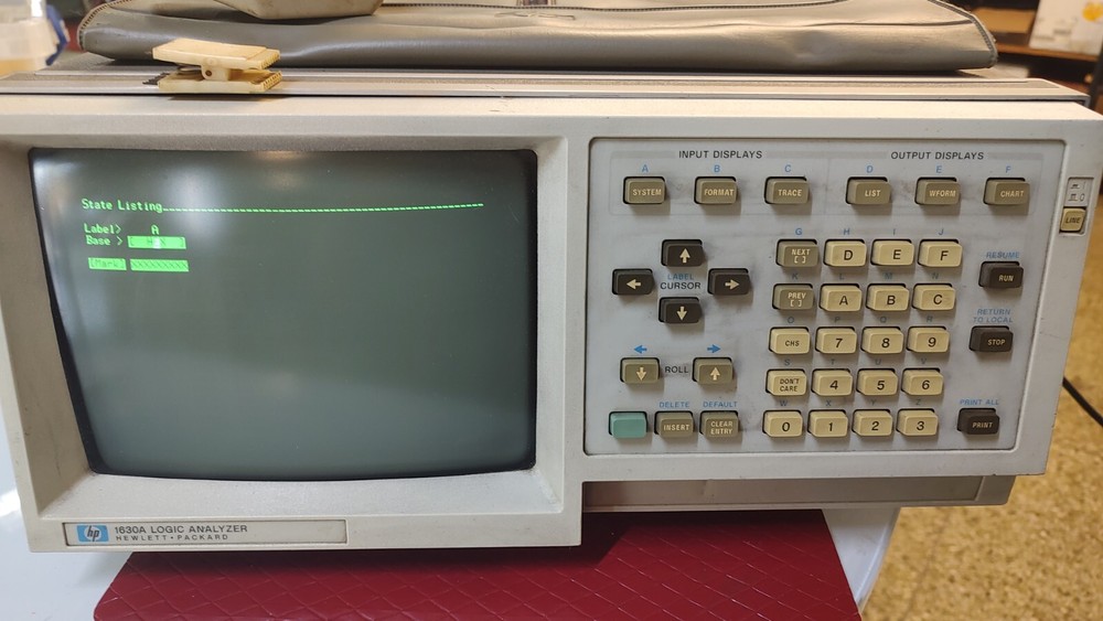 HP Hewlett Packard 1630 A Logic Analyzer- Working
